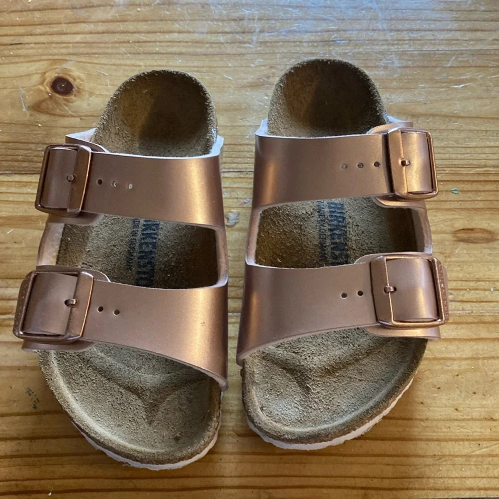 Birkenstock Kids Sandals - Metallic Pink